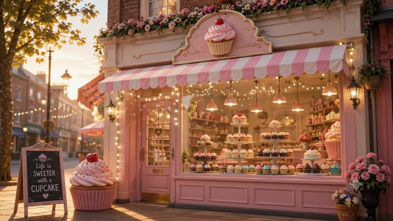 Luna Crumb Cupcakery website preview